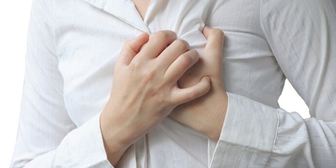 болови у грудима са торакалном остеохондрозо