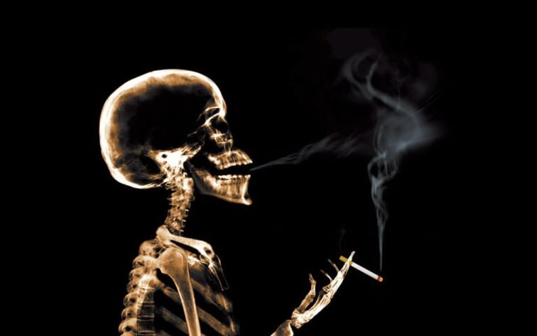 пушење као узрок болова у леђима у пределу лопатица